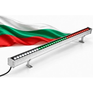 Wall Washer LED Прожектор Трикольор Wall Washer 3в1 Бяло Зелено Червено 36W/72W/96W 100см - 202132
