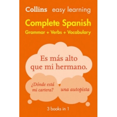 Easy Learning Spanish Complete Grammar, Verbs and Vocabulary (3 books in 1)