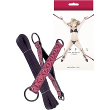 Sinful Red Bed Restraint Straps