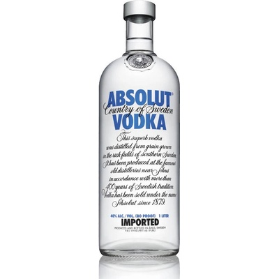 Absolut 1 l (holá láhev) – Zboží Mobilmania