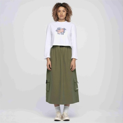 Santa Cruz sukňa Strip Cargo Skirt Green