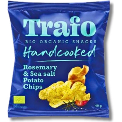 TRAFO Bio Kotlíkové brambůrky s rozmarýnem a himalájskou solí 40 g