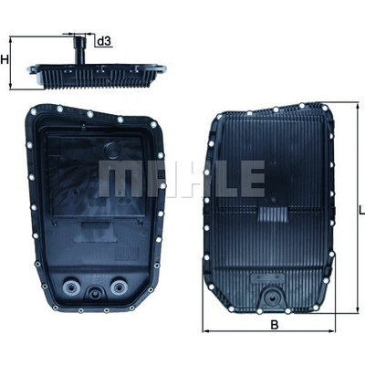 MAHLE ORIGINAL Olejová vaňa automatickej prevodovky HX152