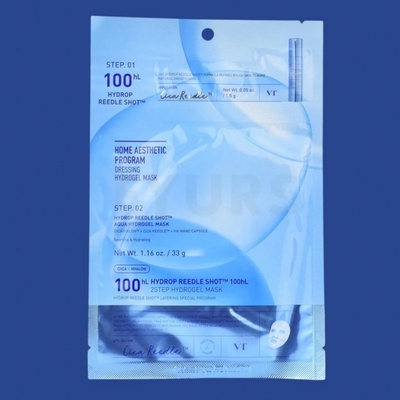 VT Cosmetics Hydrop Reedle Shot 100hL 2-Step Mask Hydratační hydrogelová maska na obličej 1 ks 38 g