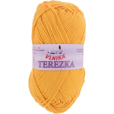 VLNIKA Příze Terezka Varianta: 125 tmavě žlutá
