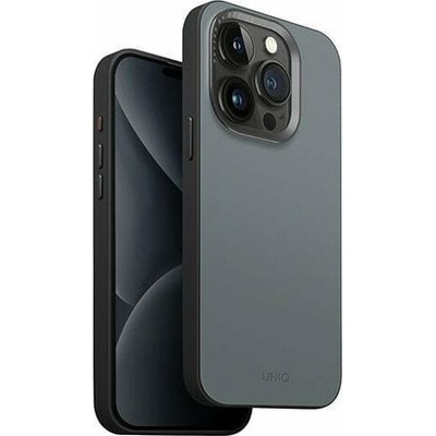 Uniq Nabíjecí pouzdro Lyden DS pro Apple iPhone 15 Pro Max s magnetickým clickem, modro-černé/seprané modro-černé