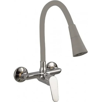 Inter Ceramic Стенен смесител за кухня LINNI GRAY MATT, Inter Ceramic, ICF 5108152MG 7789 (5108152MG 7789)