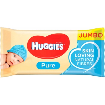 Huggies Pure vlhčené utierky 72 ks