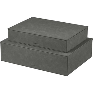 BLOMUS Комплект от 2 бр кутии за съхранение SAHLA - цвят сив (Pewter) (BLOMUS-68328)