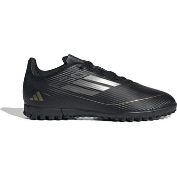 adidas Юношески футболни стоножки Adidas F50 Club Junior Astro Turf Football Boots - Black/Silver