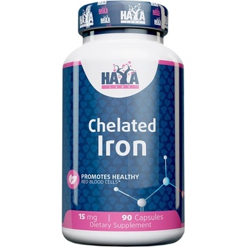 Image 1 of Haya Labs Chelated Iron 15 mg [90 капсули]