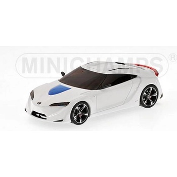MINICHAMPS 1: 43 toyota ft-hs 2008 БЯЛ МЕТАЛИК