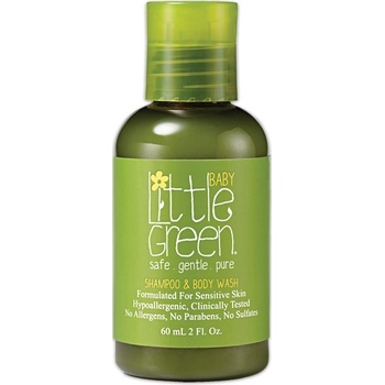 Little Green Baby šampon a sprchový gel pro miminka 60 ml