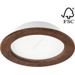 LAMKUR Led вградено осветително тяло woody spot led/16, 5w/230v 4000k череша Ø18, 5 см (la52410)