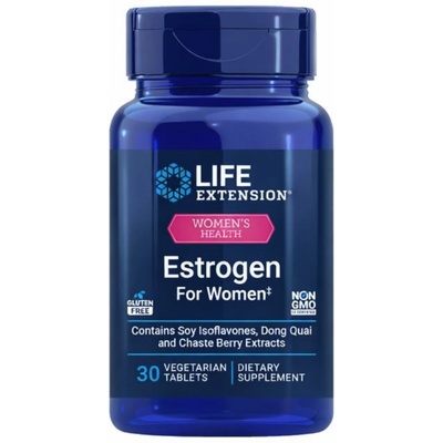 Life Extension Estrogen for Women, Естроген за жени, Менопауза, 30 растителни таблетки