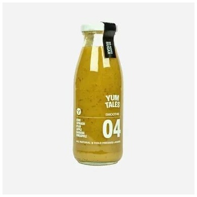 YumTales Smoothie kiwi, špenát, ananas a jablko 12 x 240 ml