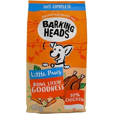 Barking Heads Little Paws Bowl Lickin Good Chicken 6 kg