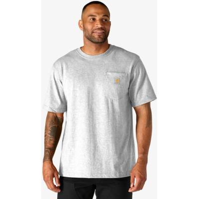 Carhartt Dearborn Relaxed Pocket tričko heather gray