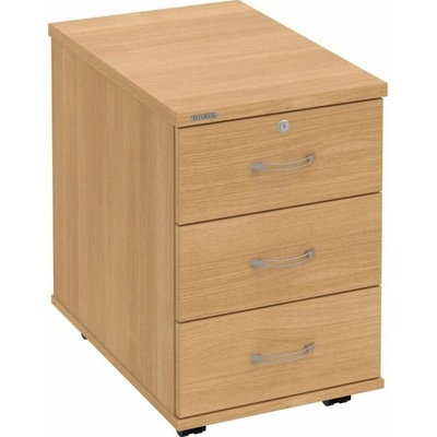 Office Pro Hobis K 33 Z N 3 zásuvky roky naprieč 60 cm dub
