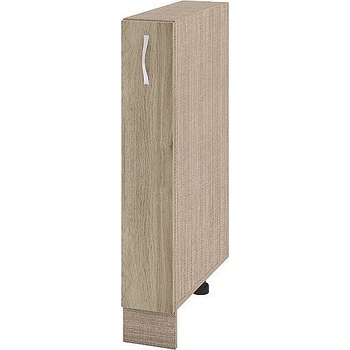 ИРИМ Долен шкаф бутилиера Сити МДА-41 мока / дъб сонома арвен 15 см