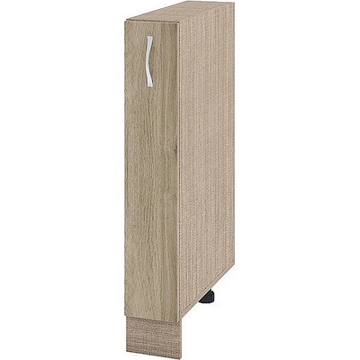 ИРИМ Долен шкаф бутилиера Сити МДА-41 мока / дъб сонома арвен 15 см