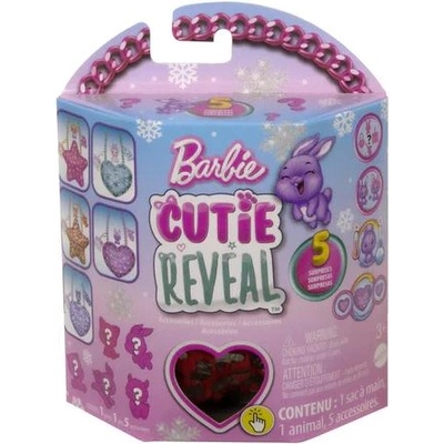Mattel Mattel Barbie: Cutie Reveal - Розова чанта във формата на сърце и аксесоари (HKR38) (89698)
