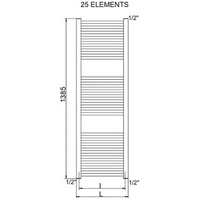 Cordivari LISA 22 1160 mm x 600 mm 3551646101210