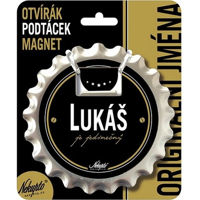 Nekupto Otvírák na pivo, podtácek - Lukáš V.I.P. NKQ