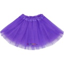 Tutu sukýnka fialová 28 cm tylové tutu sukně fialová