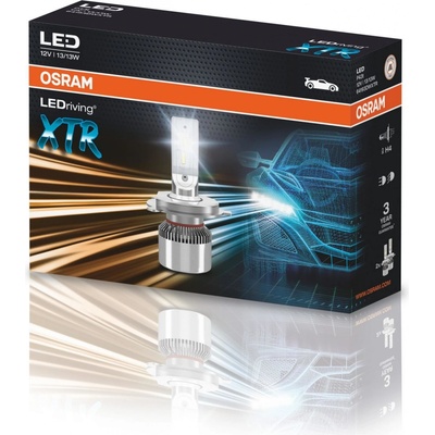 Osram LEDRiving XTR H4 P43t 12V 13/13W Cool White 2 ks 64193DWXTR