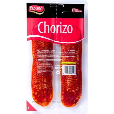 Espuna Chorizo Vela extra plátky 100 g