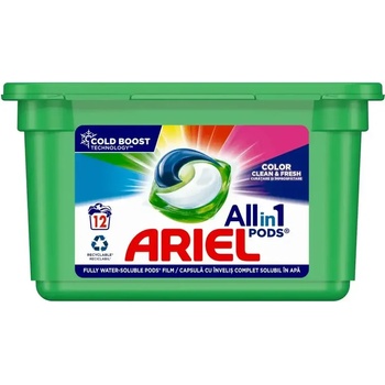 Image 1 of Ariel Color, капсули за ЦВЕТНО пране, 12бр (1100013095)