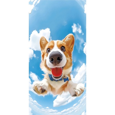 Witpol plážová osuška z mikrovlákna dog 100 x 180 cm