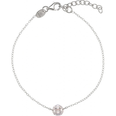 Alisia stříbrný náramek s korálkem z kubické zirkonie AL4840-Argento