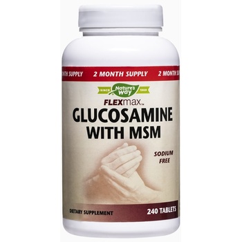 Nature's Way Glucosamine with MSM, 240 таблетки, Nature’s Way