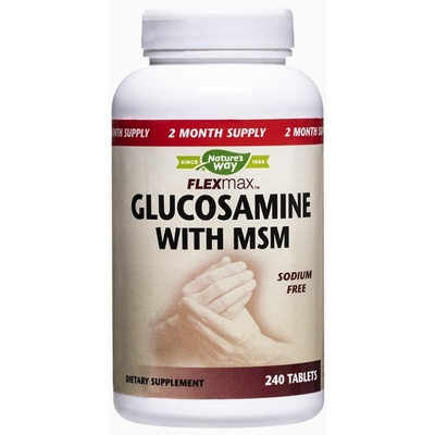 Nature's Way Glucosamine with MSM, 240 таблетки, Nature’s Way
