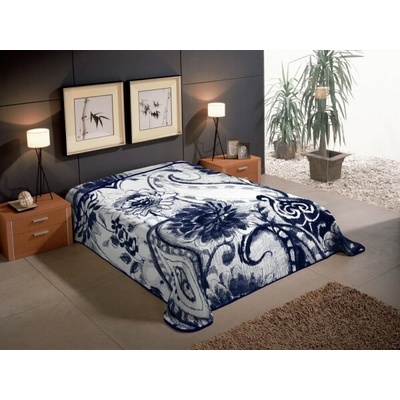 Piel Španělská deka model 5348 tmavá modrá 220x240