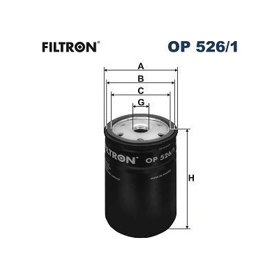 FILTRON Olejový filter OP 526/1