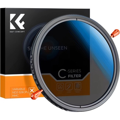 K&F Concept C Series CPL+ Variable/Fader ND 2-32x 77 mm
