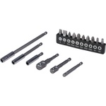 Topmaster Professional Комплект накрайници, адаптери и удължения TopMaster, 1/4" , 16 части (330750) (330750)
