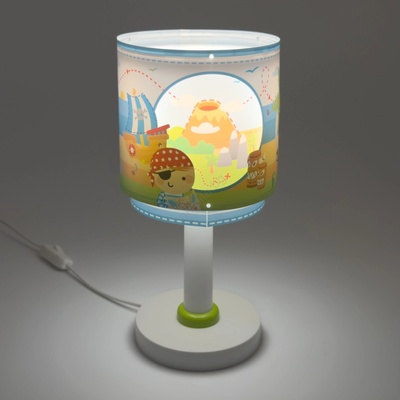 Dalber 60651N - LED детска настолна лампа PIRATE ISLAND 1xG4/4W/230V многоцветна (PI647)