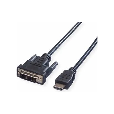 Roline Кабел value 11.99. 5553 dvi кабел, dvi (18+1) - hdmi, m/m, Черен, 10.0 м, 11.99. 5553