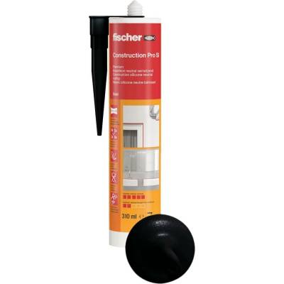 Fischer DBSA montážny silikón Farba čierna 053094 310 ml