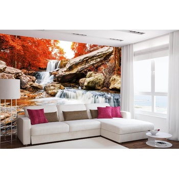 DIMEX ART s. r. o Самозалепваща се флизелинова фототапета пейзаж с водопади 375 x 250 см