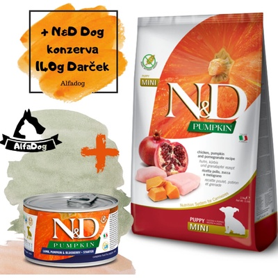 N&D Pumpkin Puppy Mini Chicken & Pomegranate 7 kg