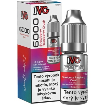 IVG 6000 Salt Strawberry Raspberry Crush 10 ml 10 mg