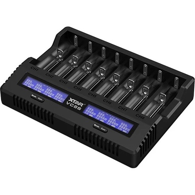 Nabíječka Xtar VC8S LCD USB pro 1 - 8 Li-Ion/Ni-MH – Zboží Živě