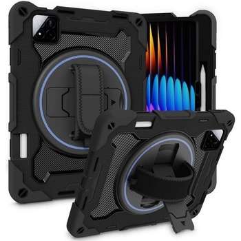 Tech-Protect Калъф с Дръжка за Xiaomi Pad 7/ 7 Pro, Tech-Protect Solid360 Case, Черен (5906302363230)