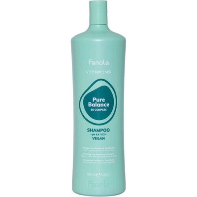 Fanola Vitamins Почистващ и балансиращ шампоан Pure Balance, 1000 ml