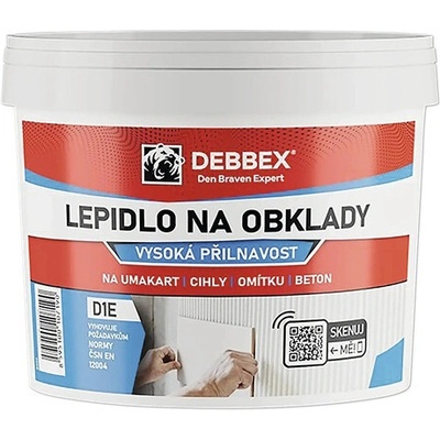 Debbex D1E lepidlo na obklady 5 kg biele
